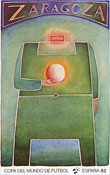 Cartel Oficial del Mundial España 82. Sede Zaragoza